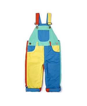 Dotty Dungarees Unisex Colorblock Overalls - Baby, Little Kid, Big Kid In Multicolor Primary