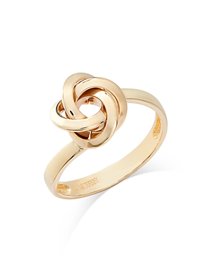 Bloomingdale's Rose Inspired Knot Ring in 14K Yellow Gold