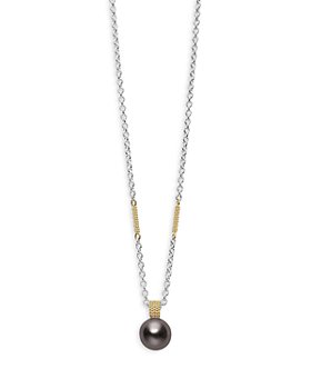 LAGOS - 18K Yellow Gold & Sterling Silver Luna Pearl Pendant Necklace, 16-18" - 100% Exclusive