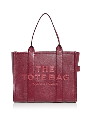 Marc Jacobs The Leather Tote Bag In Cherry