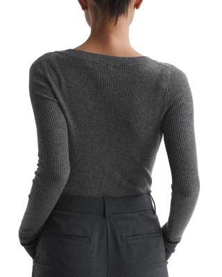 Sian Scoop Neck Knit Top