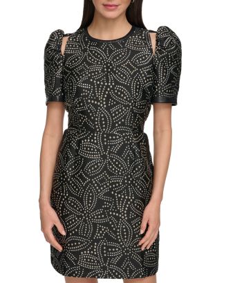 Dkny high low discount seamed dress bloomingdales