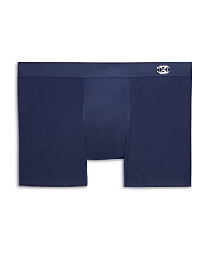 Shop Hom H-fresh Comfort Classic Fit Boxer Briefs In Navy