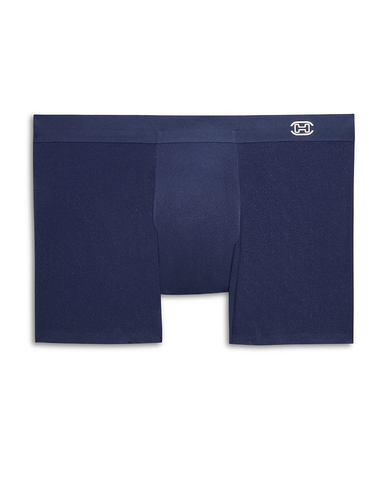 Hom H-fresh Comfort Classic Fit Boxer Briefs In Navy
