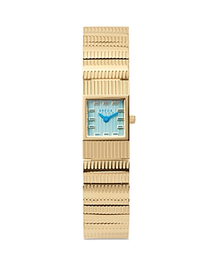 Shop Breda Groove Watch, 16mm X 16mm In Blue/gold