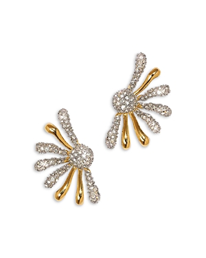 Alexis Bittar Solanales Pave Spray Earrings in 14K Gold Plated