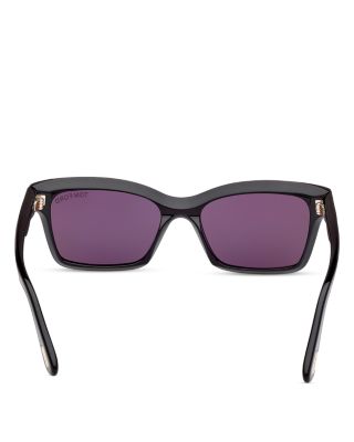 Mikel Square Sunglasses, 54mm