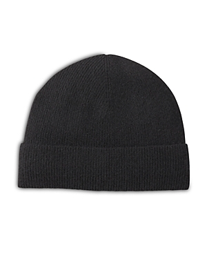 Sandro Cashmere Beanie In Carbon Black