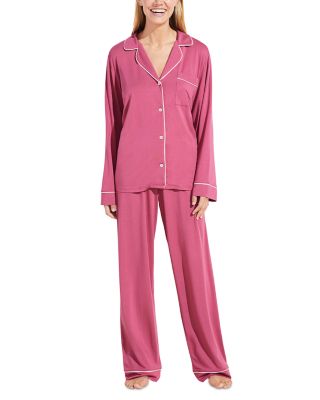 Eberjey Gisele Pj Set In Rasbery Ivory