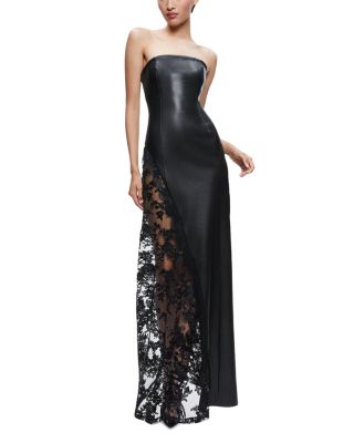 knee length dresses for ladies Agent Provocateur Zelma Satin Contour Dress – Rent your Couture main image 1