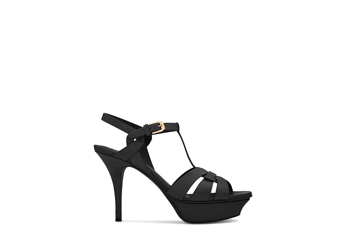 Saint Laurent Women's Tribute Platform Sandals