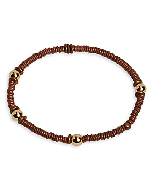 The Monotype The Ayden Beaded Bracelet In Copper