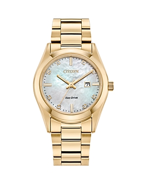 Citizen Eco-drive Sport Luxury Watch, 33mm In White/gold