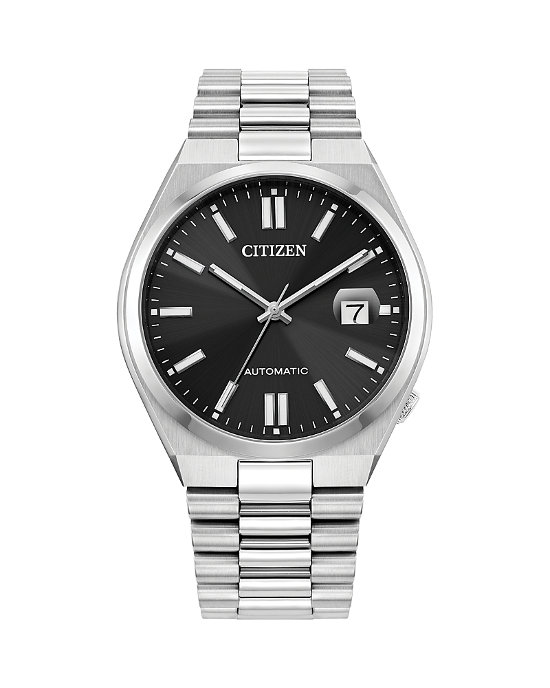 Citizen Tsuyosa Mens Automatic Silver Tone Stainless Steel Bracelet Watch Nj0150-56e In Silver