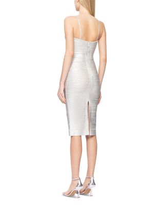Strappy Sweetheart Neck Bandage Dress