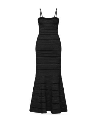 Sleeveless Stitched Bandage Gown