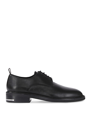 The Kooples Mens Black Metal-embellished Leather Shoes In Black