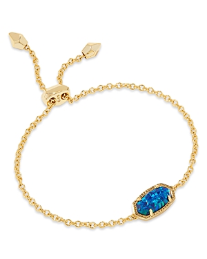 Kendra Scott Elaina Drusy Bracelet In Gold Cobalt