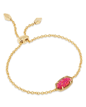 Kendra Scott Elaina Drusy Bracelet In Gold Berry