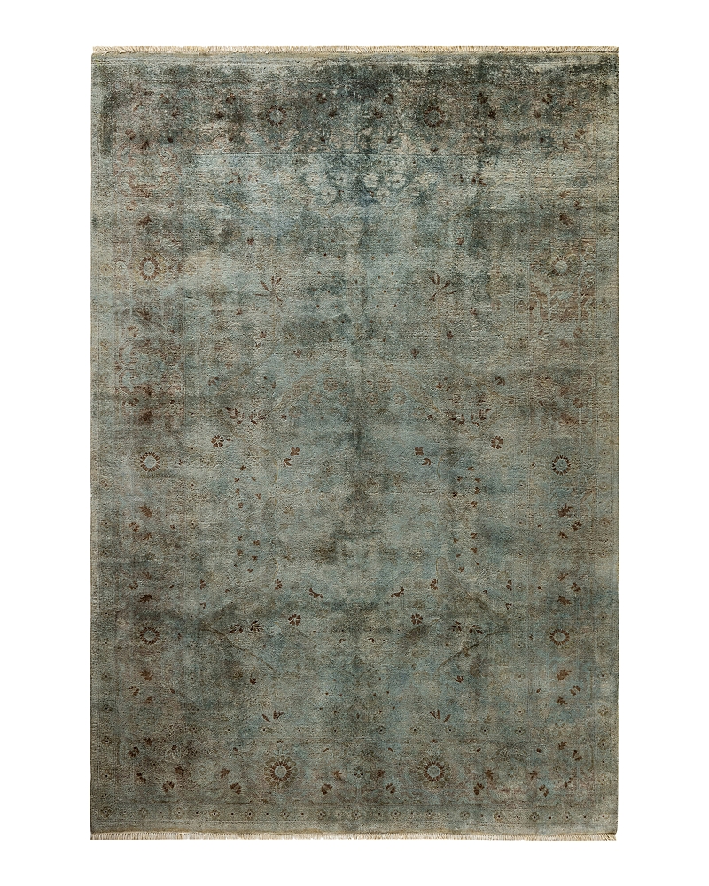 Bloomingdale's Fine Vibrance M1692 Area Rug, 6' X 8'9 In Light/blue