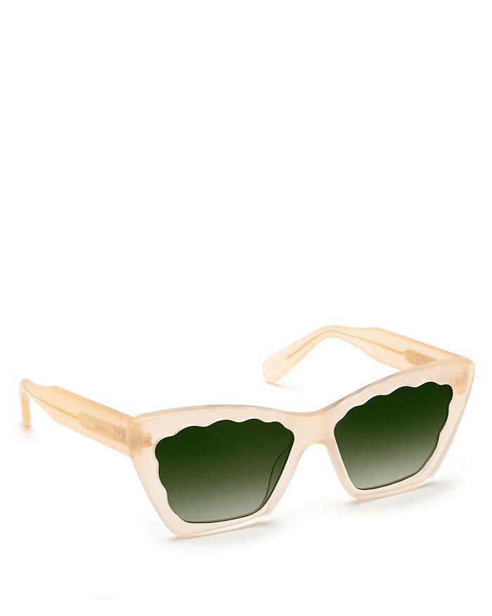 Krewe Bridgetter Blonde Cat Eye Sunglasses, 56mm Bloomingdale's
