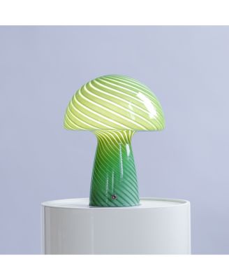 Petite Close Top Glass Mushroom Lamp