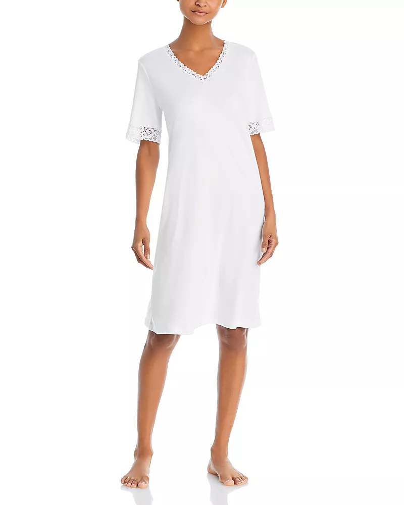 Hanro Moments Short Sleeve Nightgown