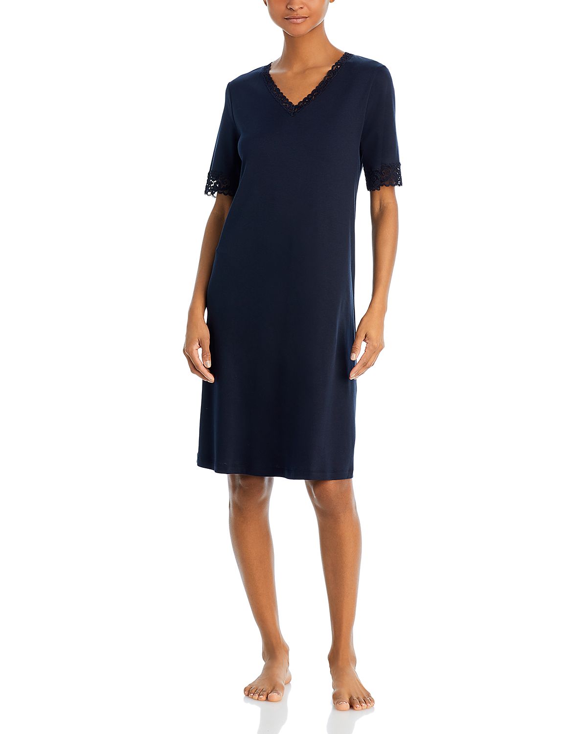Hanro Moments Short Sleeve Nightgown