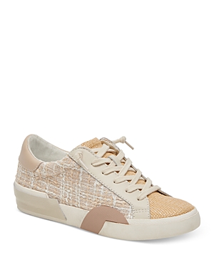 Dolce Vita Zina Sneakers Beige Multi Woven In Beige Multi Woven