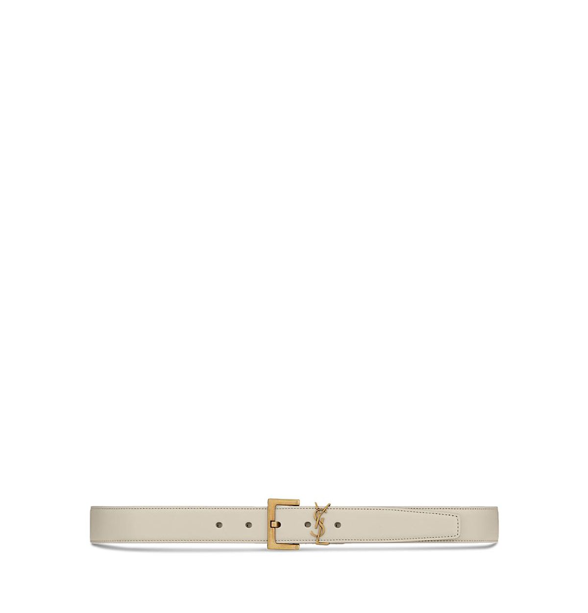 Saint Laurent Cassandre Belt with Square Buckle