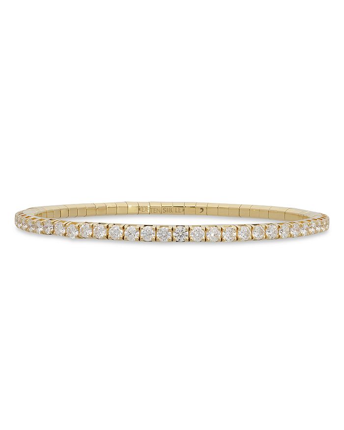 EXTENSIBLE 18K Gold Diamond Stretch Tennis Bracelet Bloomingdale's