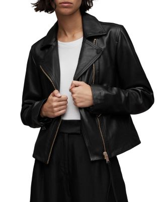 ALLSAINTS - Vela Leather Biker Jacket