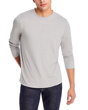 Theory Essential Long Sleeve Tee In Frc Gray Melange