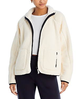 Aqua Athletic Cropped Fleece Jacket - 100% Exclusive In Buttercup