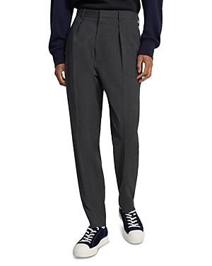 Theory Project Tapered Wool Trousers In Multi