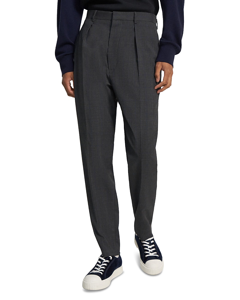 Theory Project Tapered Wool Pants In Multi