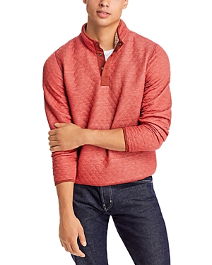 MARINE LAYER CORBET REVERSIBLE QUILTED PULLOVER SWEATER