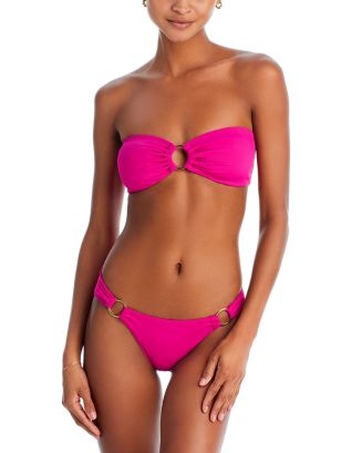 Roma Bikini Top with Ring & Chain Detail - Rave & Festival Wear