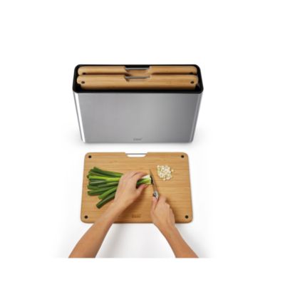 Folio Steel 3 Piece Bamboo Cutting Board Set