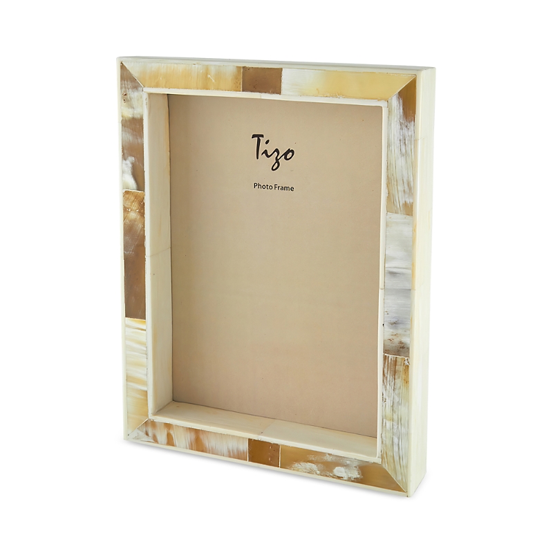Tizo Resin Horn Deep Frame In White/brown