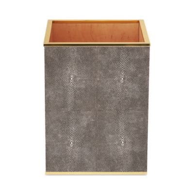 AERIN - Faux Shagreen Waste Basket
