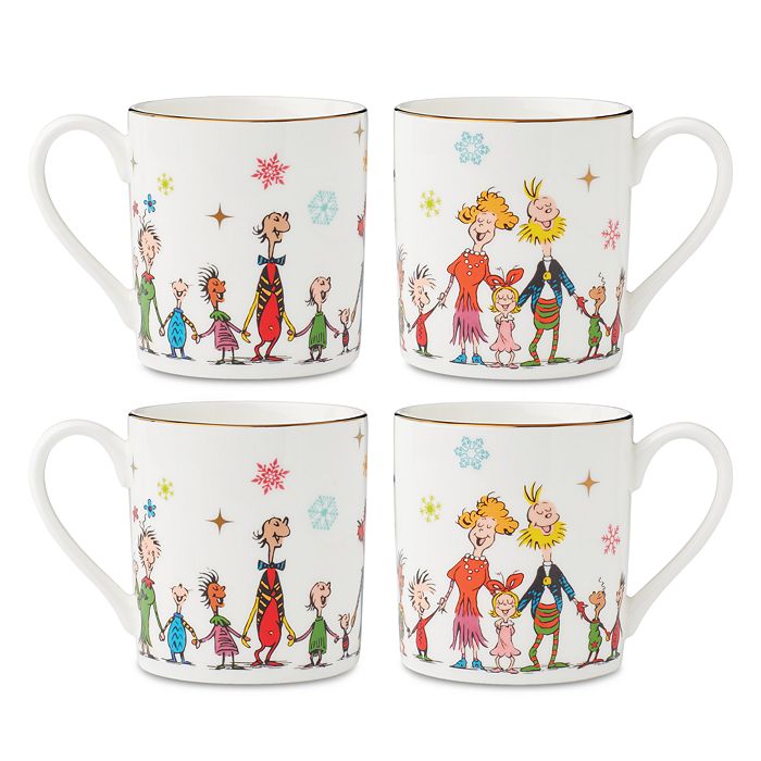 Lenox Merry Grinchmas Mugs, Set of 4 Bloomingdale's