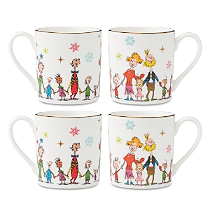 Lenox Merry Grinchmas Mugs, Set Of 4 In Multi