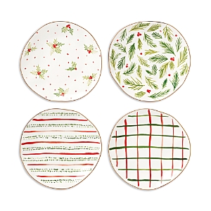 Shop Lenox Bayberry Dessert Plates, Set Of 4 In Ivory