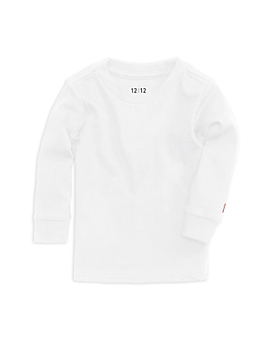 1212 Unisex Long Sleeved Tee - Little Kid In White