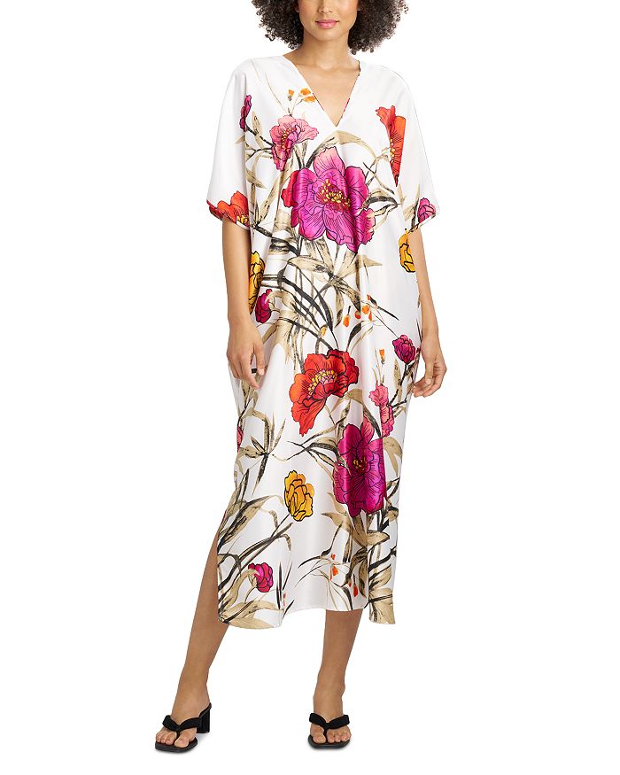 Natori Anais Floral Caftan Robe | Bloomingdale's