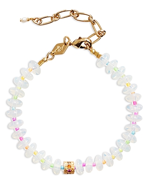 Anni Lu Ice Ice Bead & Cultured Freshwater Rice Pearl Bracelet, 6.5-8.1 In White