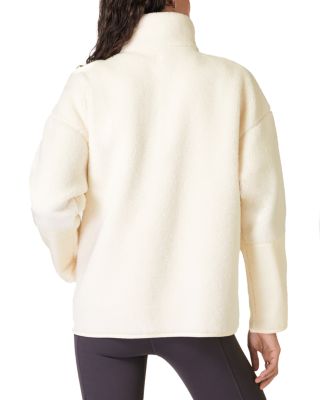 新品Sweaty Betty ランキングジャケット Sweaty Betty Plush Textured Half Zip Fleece Top | Bloomingdale's