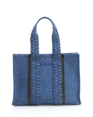 Chloé - Woody Large Denim Tote Bag