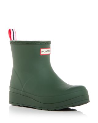 Hunter green rain boots online